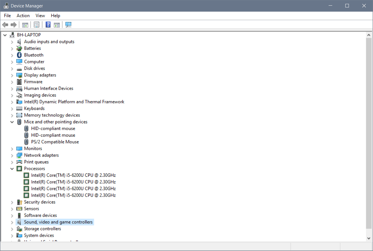 Windows 10 - Enhetsbehandling